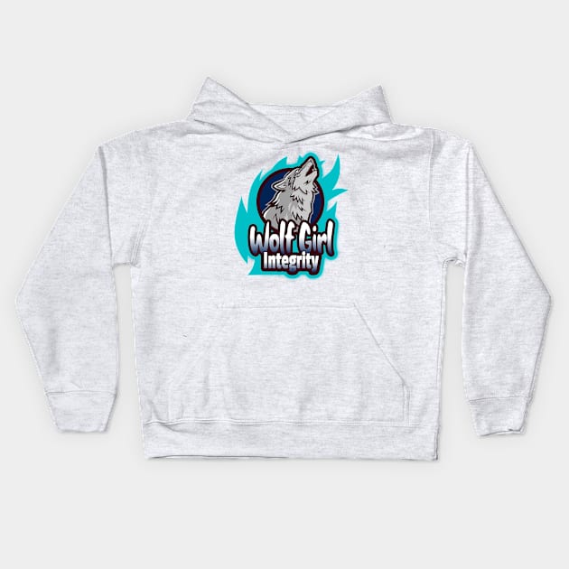 Wolf Girl Integrity Kids Hoodie by Wolf Clothing Co